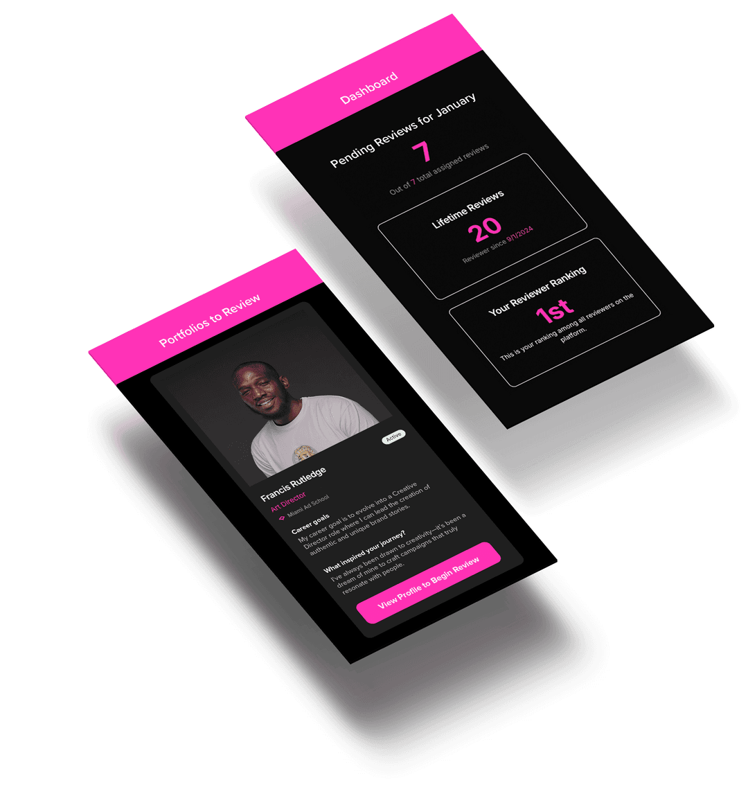 Mentor dashboard
